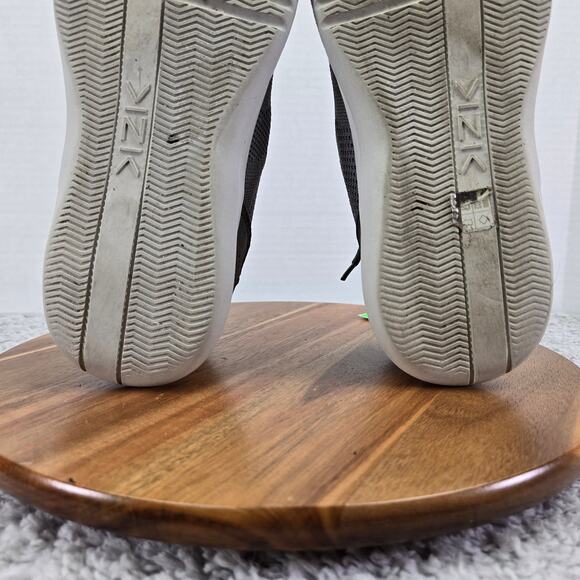 Kizik Madrid Eco-Knit Gray Hands-Free Comfort Casual Slip On Sneakers Mens 9.5 M - Picture 10 of 12